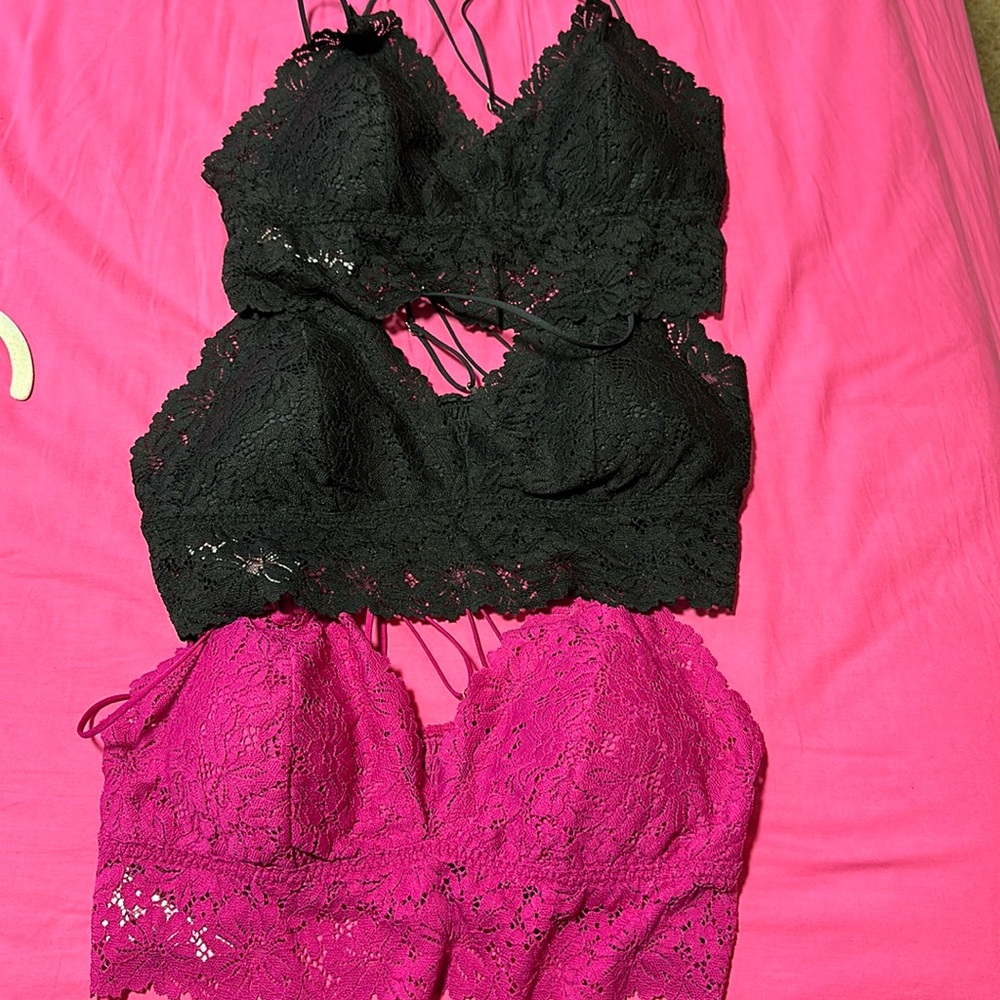 PINK bralettes. Size XXL.